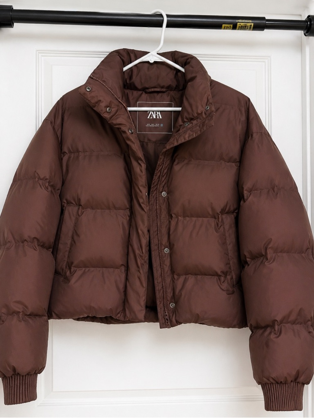 BRAND NEW ZARA Brown Puffer Jacket
